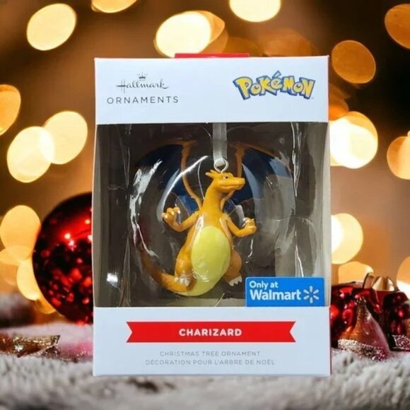 Hallmark 2023 Pokemon Charizard Ornament Walmart Exclusive Pokémon Ornament NEW - Picture 6 of 10